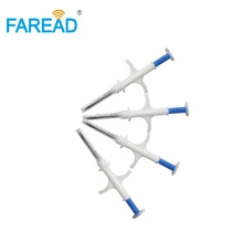 1,4*8 мм ISO чип FDX-B животных имплантируемый рыбы микрочип инжектор для птиц рептилий с уникальным ID