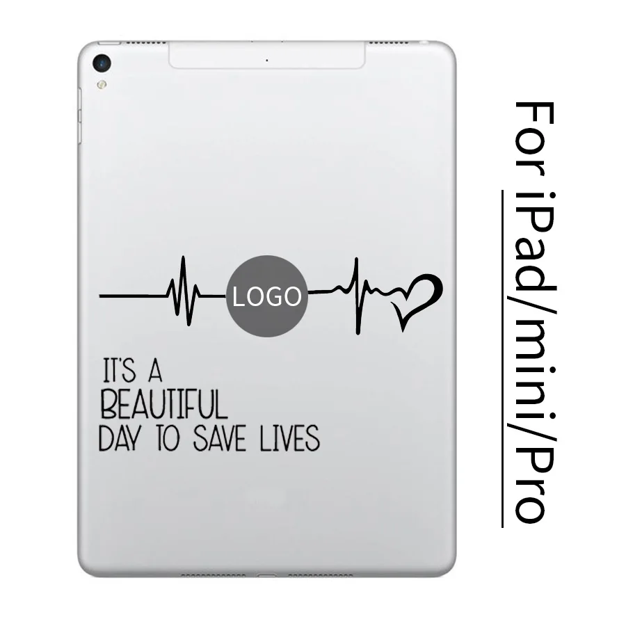 Grey's Anatomy Quote Tablet PC Sticker for iPad Decal Air Pro Mini 7.9/9.7/10.5/12.9 inch Vinyl Laptop Skin Macbook Sticker