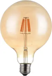 G125 светодиодный 8 Вт золото лампа накаливания E27 Светодиодный Свет 110 В 220 В Винтаж Эдисон лампа ретро накаливания золото Стекло внешний вид