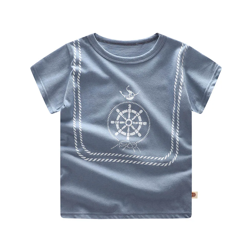 

Baby Clothing children t shirts Space rockets Print Kids Baby Boy Tops Short Sleeve T-Shirt Summer Tee