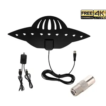 

50-80 Mile HDTV Antenna Digital Amplified HD TV Antenna Range 4K HD VHF UHF Freeview Television Local Channels Signal Amplifier