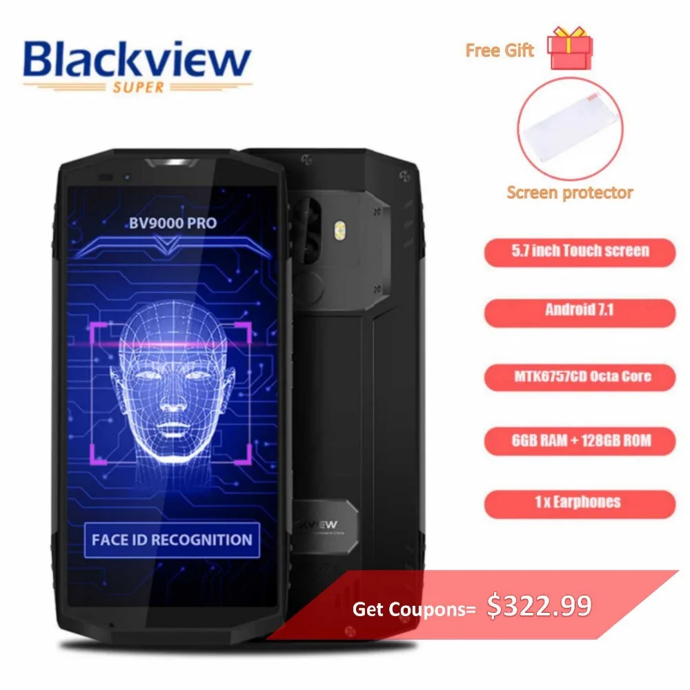 BLACKVIEW BV9000 PRO Android 7 1 18:9 6 г + 128 смартфон MTK6757CD Octa Core 5 &quotободок-менее 4180 мАч | Отзывы и видеообзор -32851473422