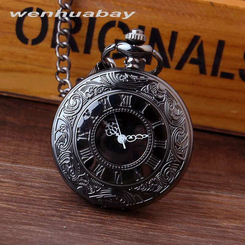 New Retro Steampunk Roman dual display Bronze pock...