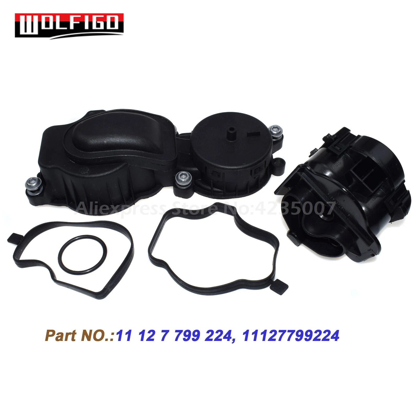 WOLFIGO для BMW E87 E46 E90 E91 E60 E83 118d 318d 320d 520d комплект масляного фильтра с клапаном