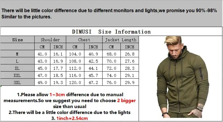 DIMUSI весна осень модные толстовки мужские с длинным рукавом сплошной цвет толстовка с капюшоном мужская толстовка на молнии Повседневная спортивная одежда, TA296