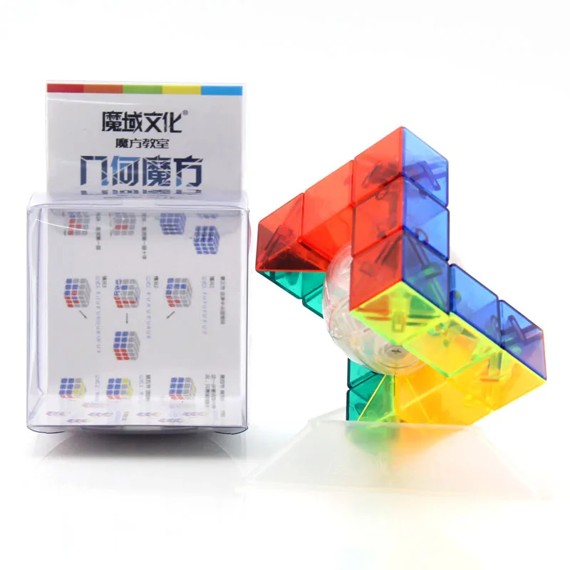 

Mofangjiaoshi MFJS Geometry Cube Strange Shape Cube Speed Puzzle Toys For Children Three Style Geo Magic Cube