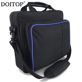 

DOITOP Portable Travel Storage Case Protective Bag For Sony PS4 4 Slim Pro Game Console Bolsa Dust-Proof Handbag Shoulder Bags 4