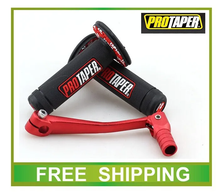 Рукоятка pro grip гелевая GP мотоцикл dirt bike ATV питбайк PRO TAPER+ сплав cnc рычаг переключения передач 50cc-250cc