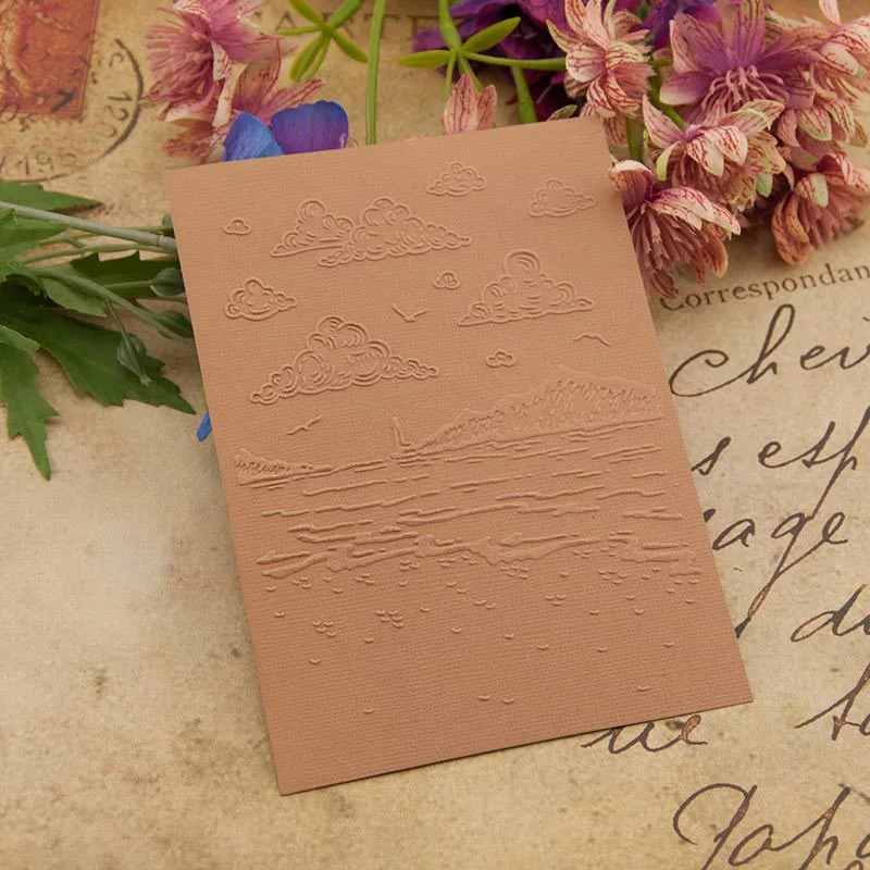 Mountain embossing folders 2