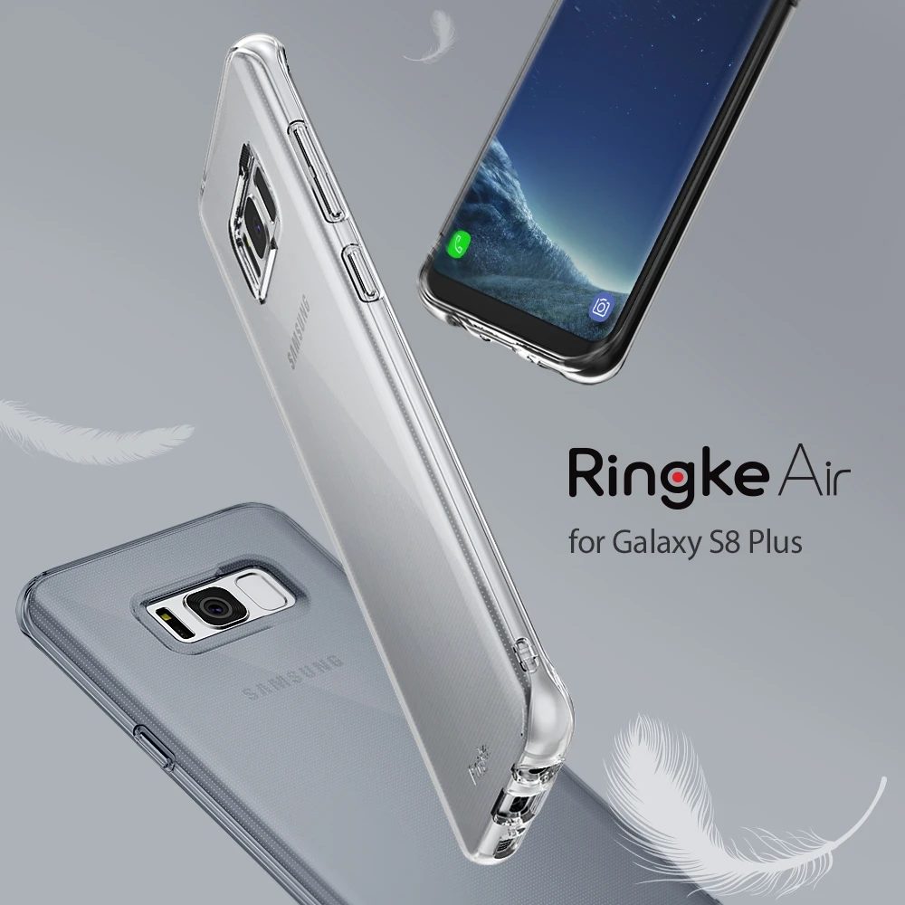 imágenes para 6.2 "Ringke Caso para Galaxy S8 AIRE Más Ligero Flexible TPU Cubierta Protectora de La Piel para Samsung Galaxy S8 + imágenes para 6.2 "Ringke Caso para Galaxy S8 AIRE Más Ligero Flexible TPU Cubierta Protectora de La Piel para Samsung Galaxy S8 +