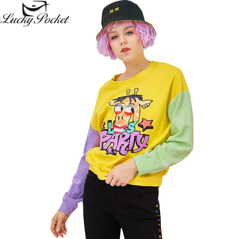 Toyouth Long Sleeve Shirt Women 2018 Autumn New Cartoon