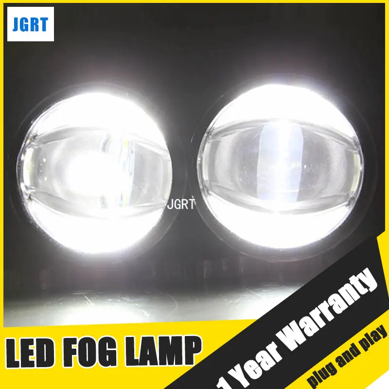 

JGRT Car Styling LED Fog Lamp for Renault Megane II LED DRL Daytime Running Light High Low Beam Automobile Accessories