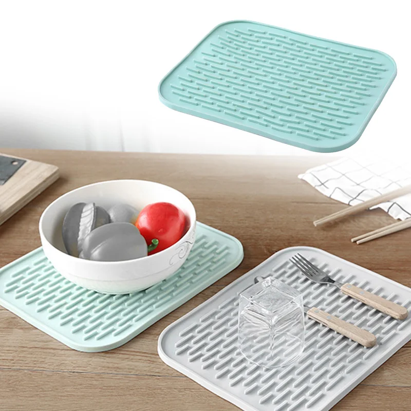 

Non-slip Placemat Bar Mat Baby Kids Plate Mat Table Mat Heat Resistant Coffee Cup Mats Kitchen Accessories