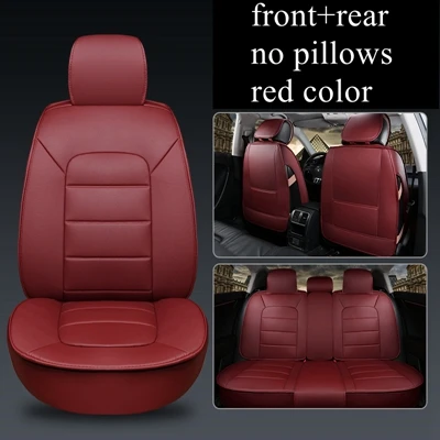 DINGDIAN5Seat Чехол автокресла подходит для Хендай i10/HB20/i20/ix20/Genesis G80, G90/TUCSON/IX35/Новые сантафе/величие/Rohens/VERACR/матрица - Название цвета: 5seats red