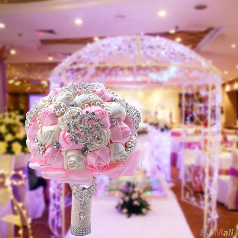 

Bridal Bouquet Brooch Accessories Bridesmaid Rhinestone Party Wedding Supplies