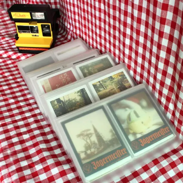 Фотоальбом Polaroidдержатель пленки полупрозрачный для Polaroid FP-100c, Fujfilm Instax Wide Polaroid PX70, PX680, PX600 PX (art.: 7ac394e7b) - 7ac394e7b