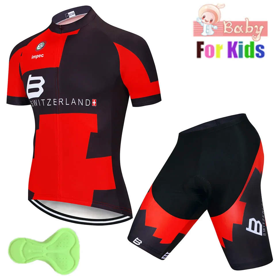 

Kids 2019 Breathable Quick Dry Kids Cycling Jersey Set Shorts Children Bike Clothing Boys Girls Summer Bicycle Wear