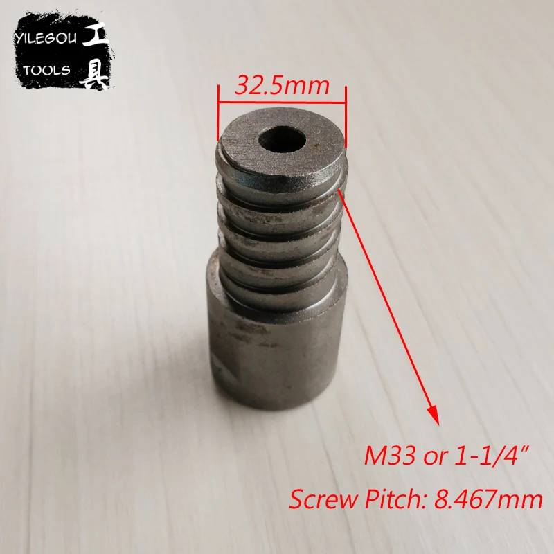 1-1/"(резьба M33) Алмазный сверлильный адаптер для Dimaond Core Bit Adapter M33 To M22 вращающееся соединение