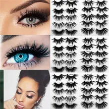 DYSILK 25 мм 3D норковые ресницы грубость ручной работы накладные ресницы длинные 3D накладные ресницы из норки накладные ресницы для красоты макияж