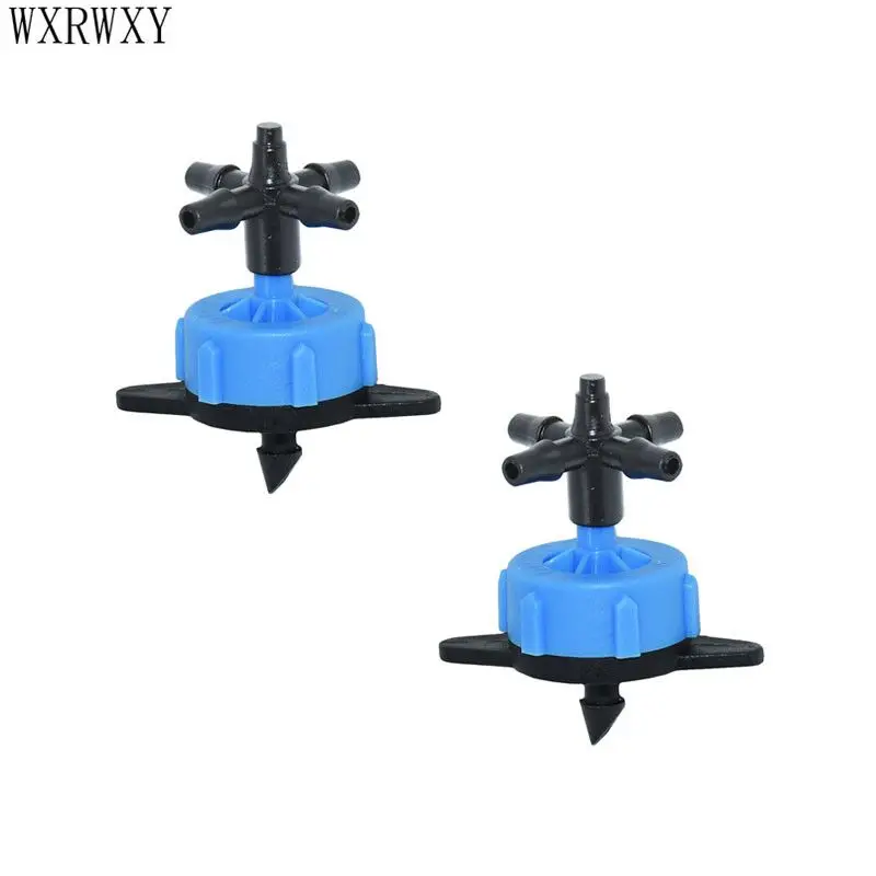 

Drip irrigation 8L dripper arrow drip water debit regulataion in dripper 4 way cross Connector For emitter irrigation 6set