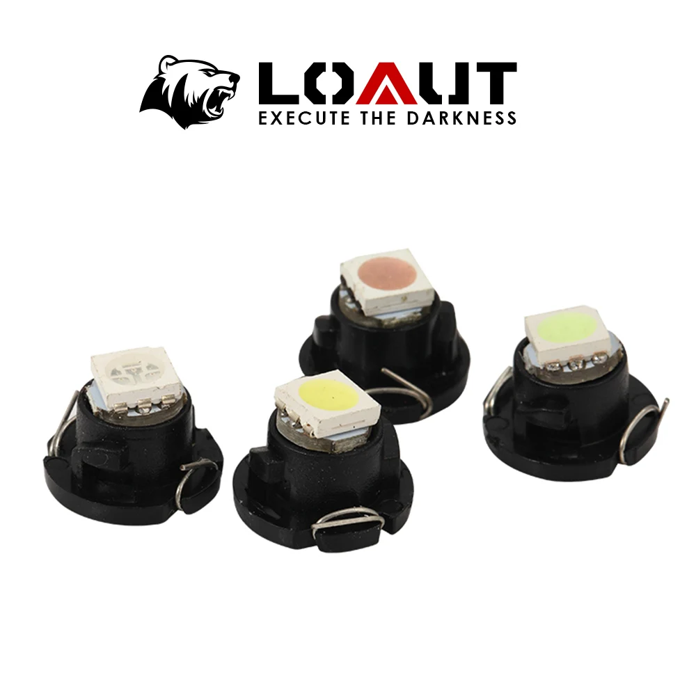 10X автомобильный инструмент светильник T3 T4.2 1210 3528 T4.7 5050 1 SMD светодиодный 12 в пост.