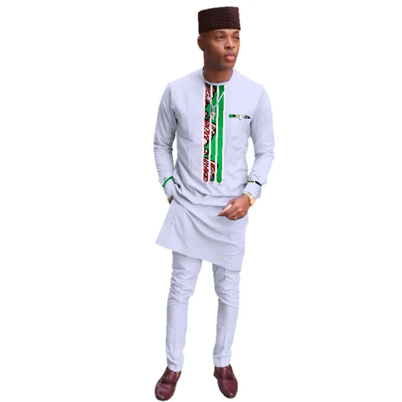 New-Men-Clothes-Long-Top-and-Pants-Sets-African-Wax-Print-2-Pieces-Pants-Sets-for(21)