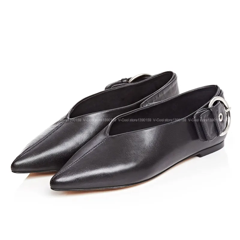 lambskin flats