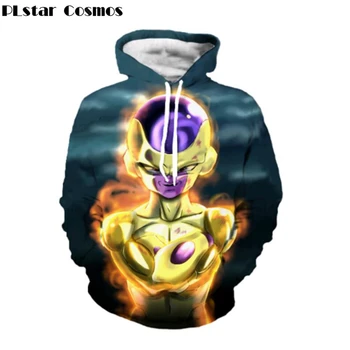 

autumn new Classic Anime Dragon Ball Z Character Frieza Printed Hoodies fashion Women Men Long Sleeve Outerwear free shipping