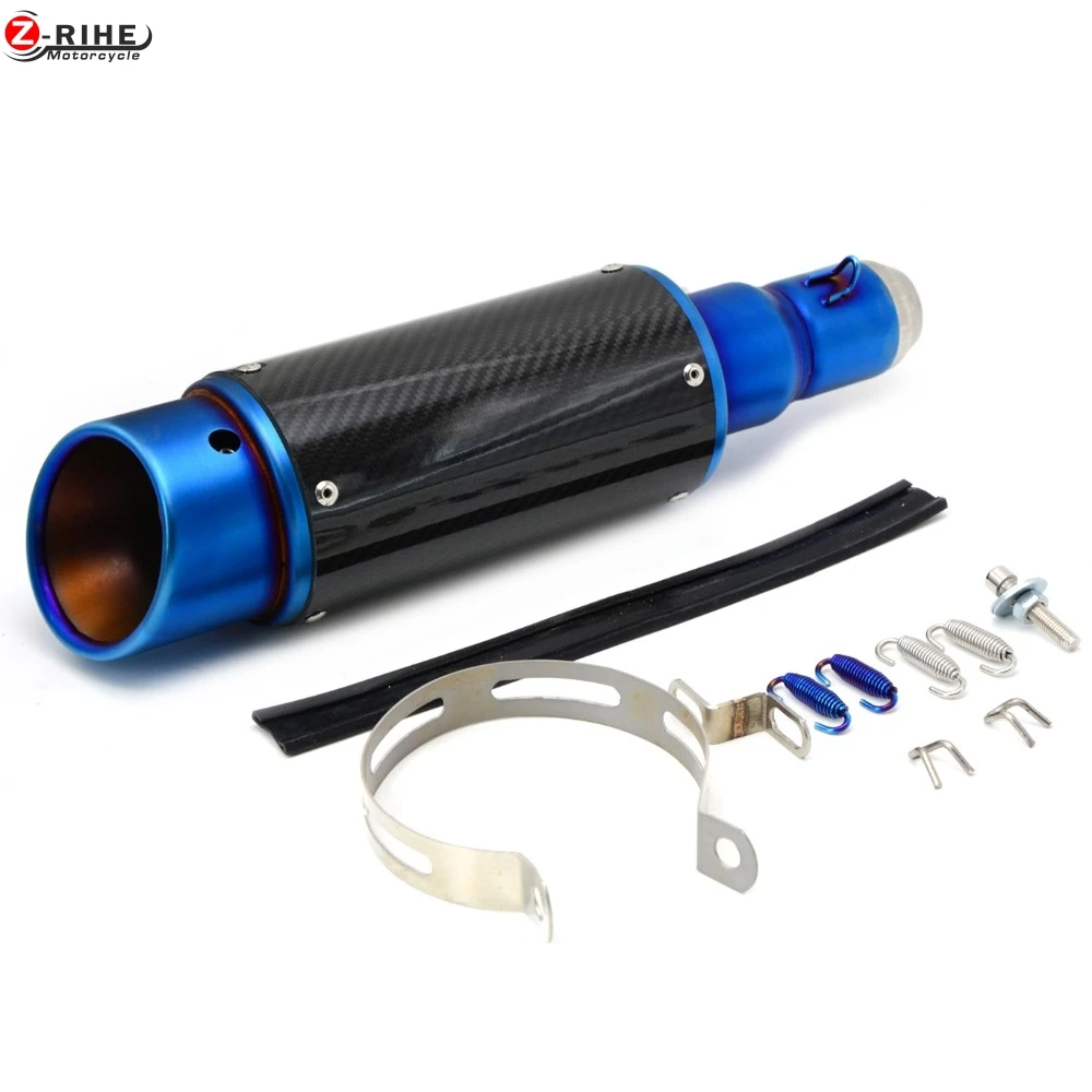 36-51MM Universal Motorcycle Exhaust Carbon Motorbike Exhaust Pipes Bike Muffler for Yamaha mt-09 sr FZ-09 mt-07 fz 07 mt10 mt03