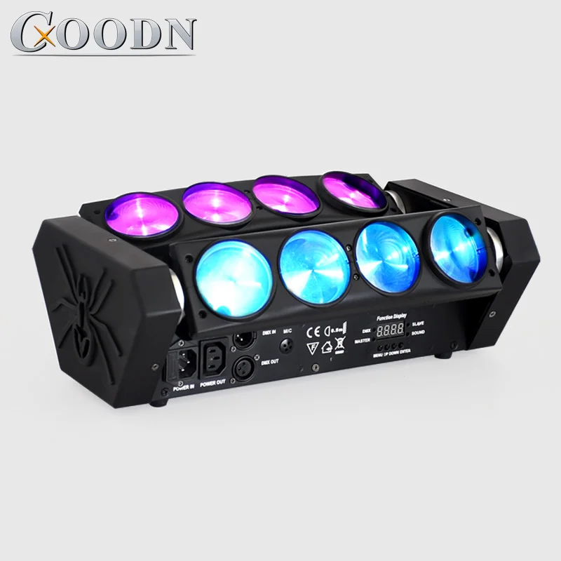 

led spider 8x12w Moving head beam party dmx512 led disco stage lighting