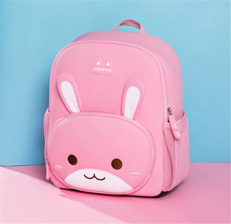 

2020 NOHOO Kids School Bag Big Capacity Waterproof cartoon animal backpack boy girls mochila sac a dos enfant plecak 5-7 Years