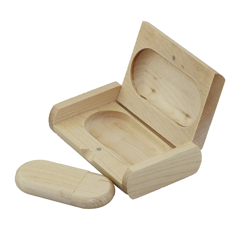  USB Flash Drive 128GB Wooden With Box Pen Drive 8GB 16GB 32GB 64GB Usb-flash Bulk USB 2.0 Memory St