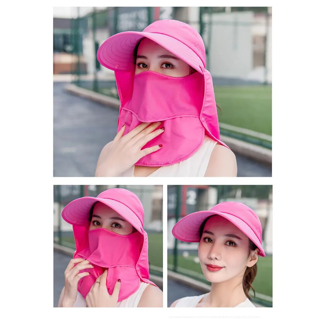 1 pcs Outdoor Fishing Cp Sport Hiking Camping Visor Hat UV Protection Face Neck Cover Fishing Sun Protect Cap Unisex#p4
