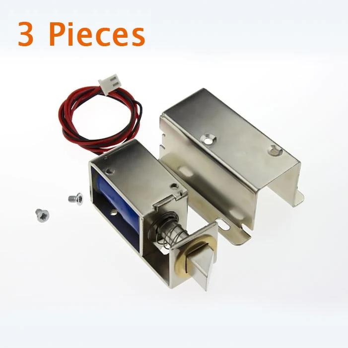 Free shipping Brand New Cabinet Door Electric Lock Mini Electric Bolt Lock DC 12V FOR Drawer/Sauna Lock In Stock Wholesale