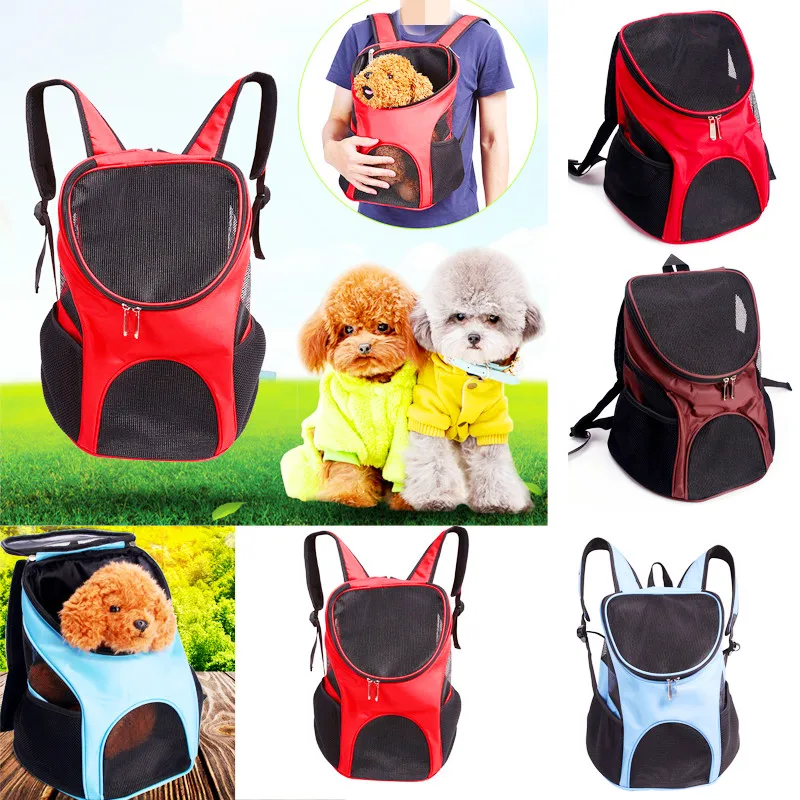 Двойной плечевой Портативный Путешествия собака сумка Открытый кошки сумки складной дышащий щенок переноски сетки летние товары для животных