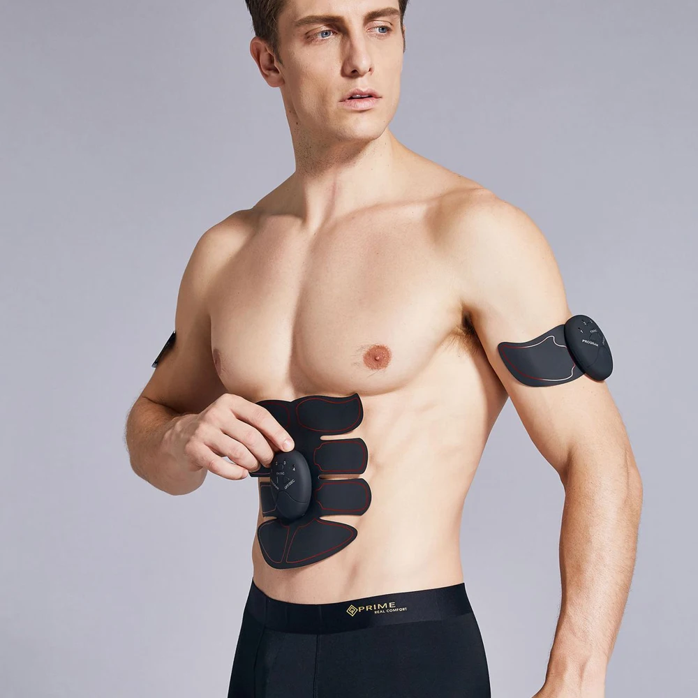 Стимулятор мышц жира EMS Интеллектуальный живот Abs учебный Массажер для бодибилдинга патч приспособление для тренировки мышц пресса