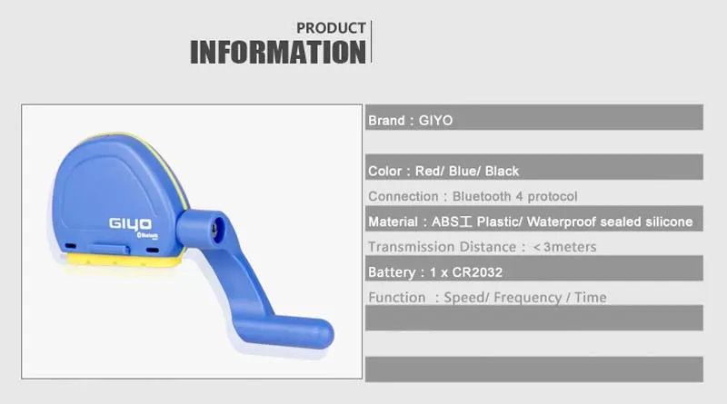 GIYO беспроводной Велосипедный компьютер gps Спидометр Датчик частоты вращения фитнес Bluetooth 4,0/IOS/Android для езды на велосипеде велосипедный компьютер