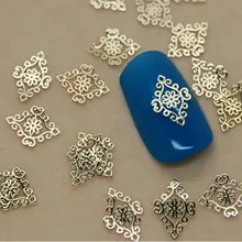 10 шт ногтей украшения тенденция ногтей Супер Популярные 18 K металла ногтей Тонкий металлический дизайн ногтей naill наклейки 10 шт/Паг