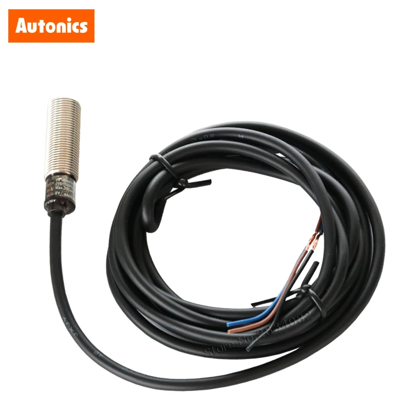 

Autonics IP67 12-24VDC 2mm inductive Proximity switch PR12-2DP-PNP 3wire DC Approach Sensor NO for Iron