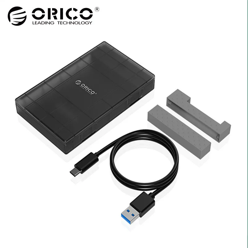 Orico 2.5 inch USB 3.1 Type C Half Transparent SATA Hd Box