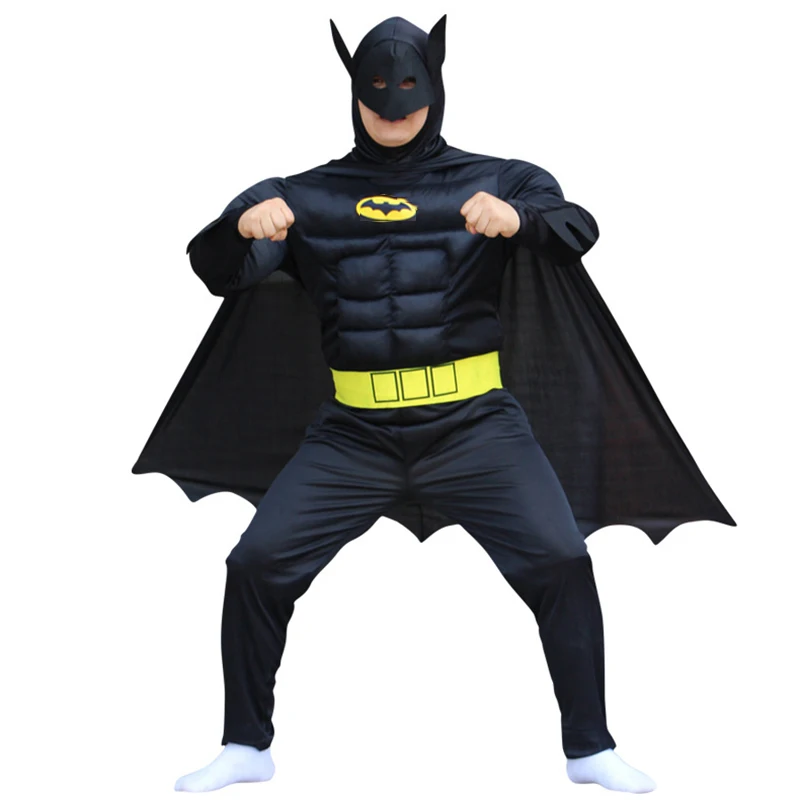 Batman Dark Knight Super Hero Halloween Adult Fancy Cosplay Dress Costume Batman Dark Knight Super Hero Halloween Adult Fancy Cosplay Dress Costume
