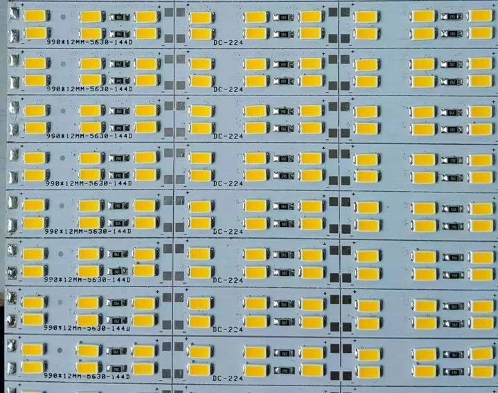 

[Seven Neon]free shipping 10pcs*50cm/PCS 5630 Hard rigid led Bar light double line 72led/pc 144leds/M 12V Led Strip Rigid light