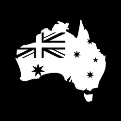 Винил вырезать автомобиля стикеры Австралия с Австралийский флаг сделано в Австралии и дизайн упаковки интимные аксессуары