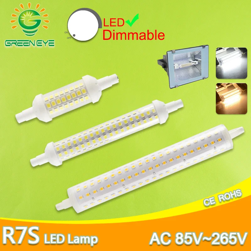 Goede R7S J78 J118 J135 Led Lamp Dimbare Corn led Lamp 78mm 118mm 189mm Vervangen Halogeen 50 w 100 w Schijnwerper Spot Light AC 110 v 220 v
