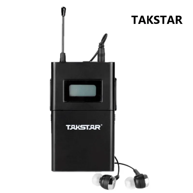 

Takstar wpm-200 In-Ear Wireless stage monitoring Receiver with Earphone , only Receiver+earphone [ Not Include Transmitter ]