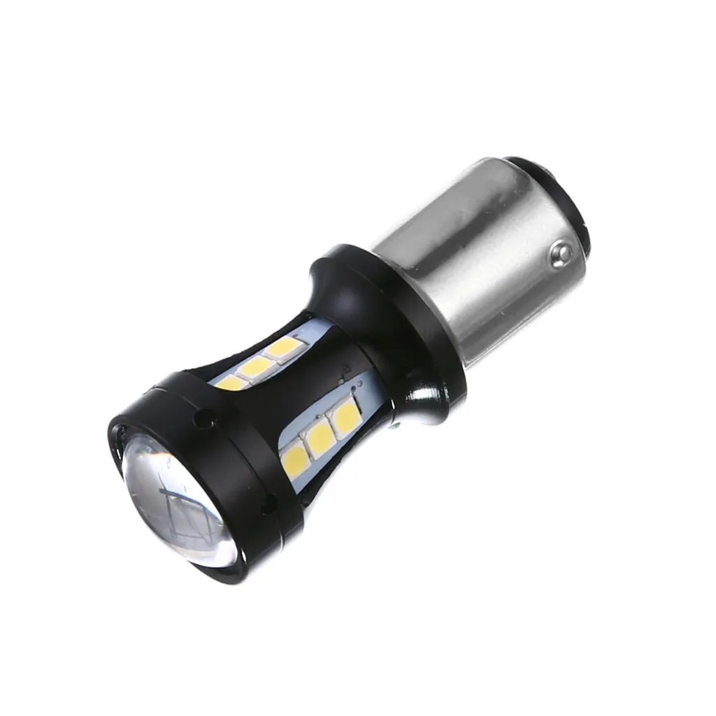 

CARPRIE Car Charger NEW 2Pcs 1157 BAY15D 3030 18 LED Car Auto Tail Stop Brake Backup Lights Bulb White 6000K 950LM 12V 18W 9520
