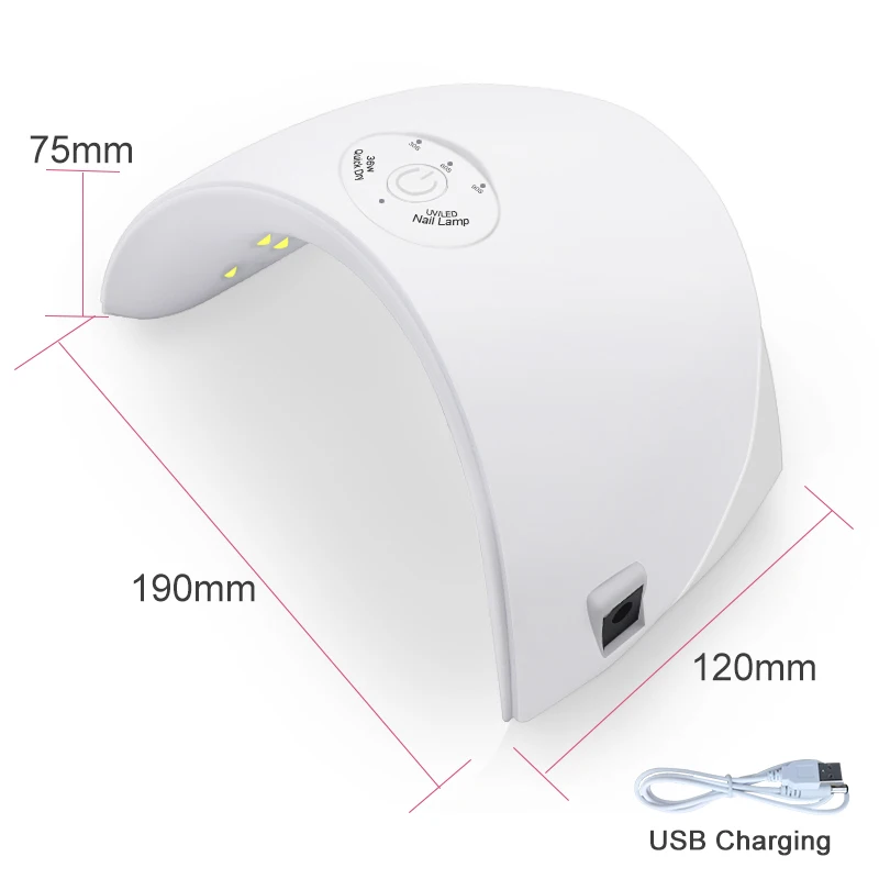 Newest 36W Led UV Lamp 12pcs LED Nail Dryer for Nail Gel Polish Manicure With Timer button Sensor Nail Art Tools USB Charging Newest 36W Led UV Lamp 12pcs LED Nail Dryer for Nail Gel Polish Manicure With Timer button Sensor Nail Art Tools USB Charging