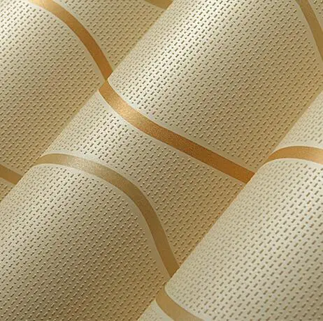 Einfache Moderne 3d Stereoskopische Tapeten Schlafzimmer Wohnzimmer Wande Silber Schwarz Weiss Gestreiften Tapetenmuster R618 Striped Wallpaper Designs White Stripe Wallpaperdesigner Striped Wallpaper Aliexpress