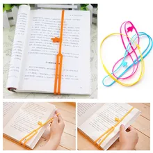 PY011 Silicone Bookmarks Elasticity Bookends Book Clip Organizer Reader Tool office Items Stuff Accessories Supplies Products