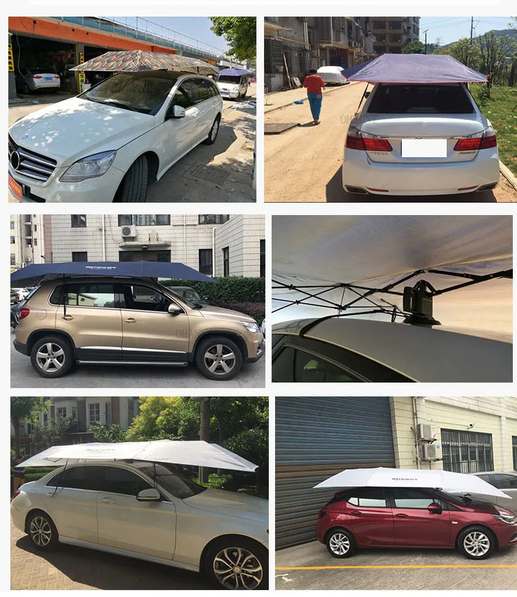 Автомобильная одежда Move Hood Автомобильный солнцезащитный крем Move Shed Автоматический складной капот синий полуавтоматический Фонд